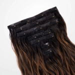 Seamless 7-Set Clip-in Extensions (Mocha Brown Balayage)